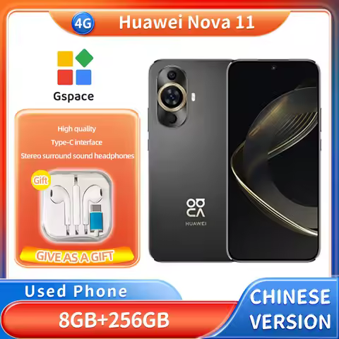 HUAWEI Nova11 4G 256GB ROM Smartphone 6.7in thin straight screen 2412x1084px 4G Used Phone