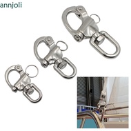 ANN Upgraded Small Snap Shackle 316 Stainless Steel Quick Release Snap Shackle Swivel Eye Snap Shack