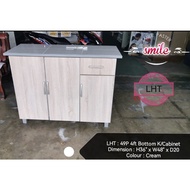 LHT Model : 49P Kitchen Bottom Cabinet 4ft Lenght x 3ft Height x 1.8ft Width ( 20" )