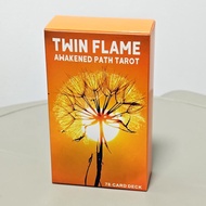 Twin Flame Awakened Path Tarot 10.3*6cm 78 Pcs Keyword Cards with Meaning Oracle Card Deck Picture T
