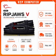 Internal memory Ram Gskill Ripjaw V 8G/16G Bus 3200 Black steel radiator New - Genuine -