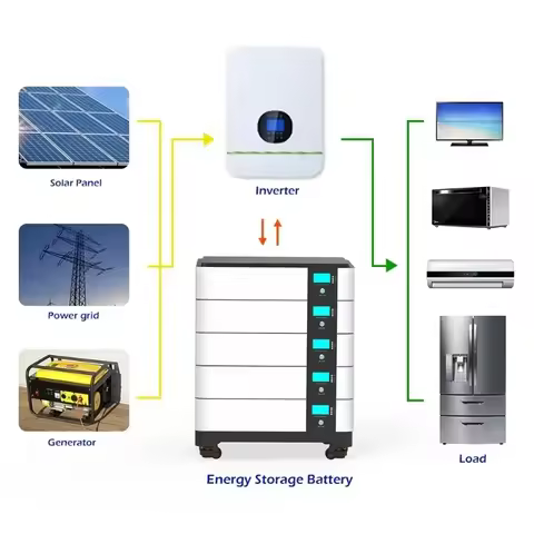 For BYD 51.2V Lithium Battery Solar Storage 48V 100Ah 200Ah LifePO4 Battery 5Kwh 10Kwh 20Kwh Solar E