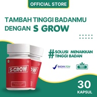 UBAT TINGGI BADAN S GROW Peninggi Badan Height Up Tambah Supplement Tinggi Grow Height 100% Original