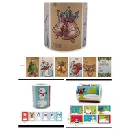 [READY STOCK] BIG CHRISTMAS STICKER SANTA CLAUS CHRISTMAS GIFT STICKER DECORATION SEAL STICKERS WRAPPING STICKER