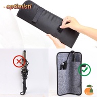 OPTIMISTI Curling Iron Carrying , Hair Styling Tool Easy Carrying Hair Straightener Storage Bag, Safe Nylon Black Curler Curler Iron Pouch Travel