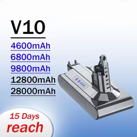Dyson V10 12800mAh 25.2V Suitable for Dyson SV12 Battery Absolute Animal Lithium Ion Vacuum Cleaner 