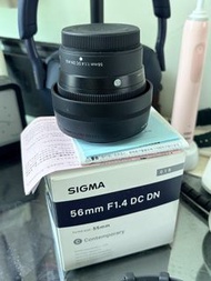 SIGMA 56mm F1.4 DC DN 鏡頭 Fujifilm X mount 近乎全新 未過保養