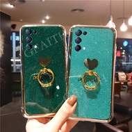 Ready Stock For OPPO Reno5 Reno 5 Pro 5G 2021 New Phone Case Bling Glitter Be Loved Casing With Ring Holder Cover Reno 5Pro