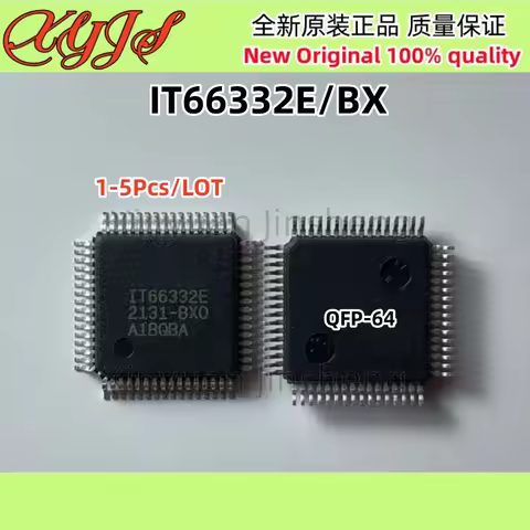 1-5Pcs/LOT IT66332E/BX IT66332E IT66332E/BXO IT66332 QFP-64 MHL to HDMI switch chip New Original 100