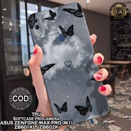 HP Asus Zenfone Max Pro Case (M1) - Fashion Butterfly Case - Asus Max Pro Softcase (M1) - Pro Camera
