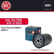 Oil Filter Vic C-523 Isuzu Forward 6BG1 / 6BG1-T