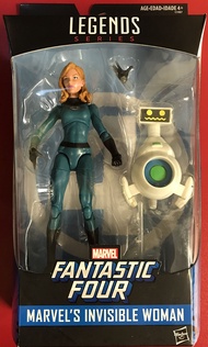 Marvel Legends 6-Inch Fantastic Four Invisible Woman Sue Storm Action Figure with HERBIE