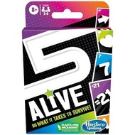 Hasbro Gaming 5 Alive Card Game, Fast-Paced Game for Kids and Families, Easy to Learn, 2 to 6 Player