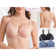 FELANCY Women's Full Cup Bra with Thin Foam Underwire Size 34C 34D 36C 38C Mix Lace Premium Smooth S