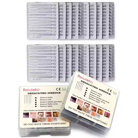 100Pcs Plasma Pen Point Needles For Laser Skin Dark Spot Face Wart Tag Remover Mole Tattoo Removal M