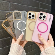 for Apple I Phone 13 Pro/13 Pro Max/14 Pro/14 Pro Max/15 Pro/15 Pro Max Ultra Thin Matte Magnetic Ph
