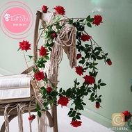 High QUALITY Climbing Rose Rope - High Quality Faux Flower Rope 1m7-2m.