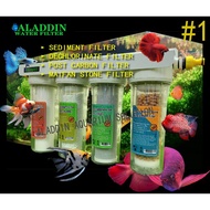 Aquarium Water Filter#1 /4-STAGE FOR AQUARIUM DESIGN  Remove Chlorine & Water Aligment WATER FILTER 