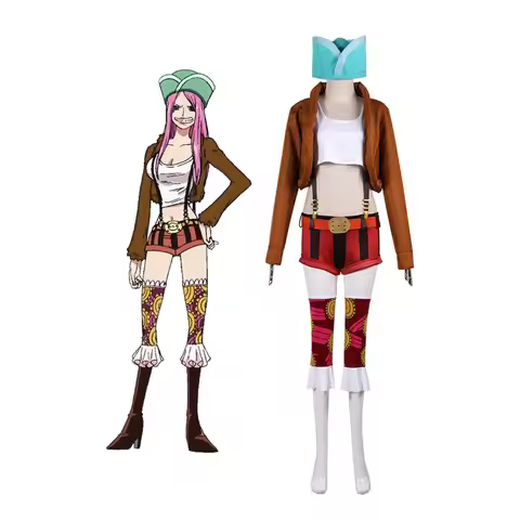 Jewelry Bonney Cosplay Costume One Piece Bonney Customized Clothes Full Set for Boys and Girls