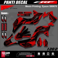 CRF 150L Decal Supermoto Fullbody Accessories - CRF CUSTOM NUMBER BOARD DECAL