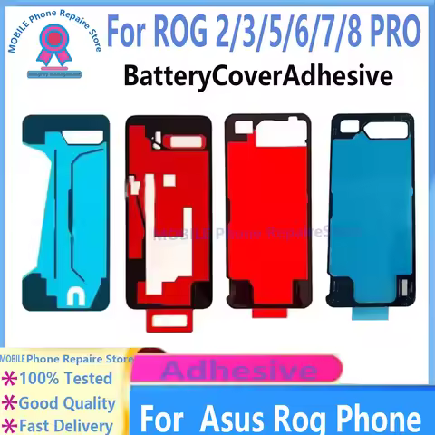2Pcs Back Sticker For Asus Rog Phone 3 5 6 7 8 Pro Battery Glass Cover Adhesive Rear Housing Glue Ta