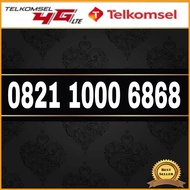NOMOR CANTIK KARTU PERDANA SIMPATI TELKOMSEL 4G/5G 0821 1000 6868