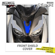 Hayaidesu Front Shield Cover Yamaha Xmax Accessories Decal Variation Carbon Shield Xmax