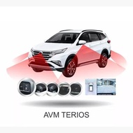 Mtech Around View Monitor Camera Toyota Rush Terios Kamera 360 Bird Ey