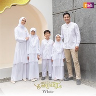 Gamis Nibras Putih Mecca Sarimbit Keluarga Raya Termurah Gamis Couple