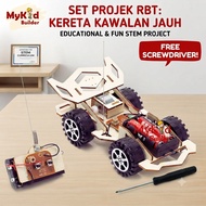 RBT Tahun 6 Kereta Kawalan Jauh - Projek Kereta Matrix - DIY STEM Wooden RC Car - MyKid