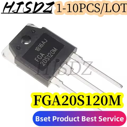 1-10 unids/lote en Stock FGA20S120M FGA20S-120M FGA20S 120M 20S120M 20A1200V IGBT TO-3P