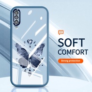 YBD Clear Phone Case For Samsung Galaxy A50 A50S A30S A307 A03S A02S M02S A025 A307 Korean INS Bow L