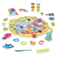 Play-Doh Fold & Go Playmat Starter Set with 19 Accessories, Preschool Toys for 3 Year Old Girls & Bo
