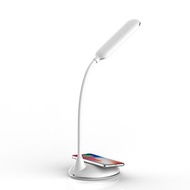 辦公好物|無線充電LED小檯燈|亮度可調|三段式燈光|
