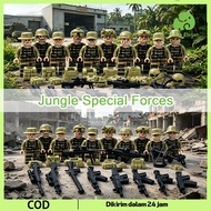 Army Toys Army 10set Special Forces Lego Forest Minifigure Military Handicraft Diy Lego Swat