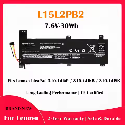 L15L2PB2 7.6V 30Wh Laptop Battery for Lenovo L15M2PB2 L15L2PB3 L15C2PB2 L15C2PB4 L15C2PB6 L15M2PB4 H