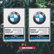 BMW | JDM Static Car Head Glass stlckers Decorattve Emblem Stickers Fit For BMW 320i 325i 320Li 325L