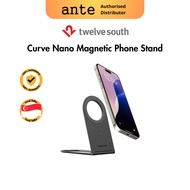 Twelve South Curve Nano | Pocket-sized, fold-flat magnetic stand that holds your Qi2 and MagSafe com
