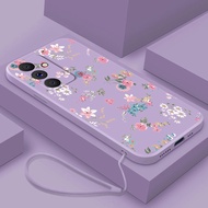 Samsung A55 5G A35 A25 A15 4G A05s A05 Beauty Flowers Mobile Case Candy Floral Casing Soft Cover