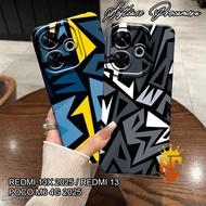 Case Xiaomi Redmi 13x - Redmi 13 - Redmi poco M6 Abstract Motif - Case hp - Redmi Case [CD21]