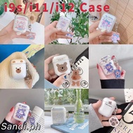 [multi Style] Cute TPU Transparent Soft Airpods Case inpods 12 Case AirPods 1/2/Pro Case i9s i11 i12