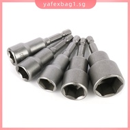 【YAFEXBAG】65mm Long 5.5-19mm Hexagon Nut Driver Drill Bit Socket Wrench Extension Sleeve