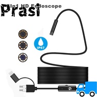 PRASI Inspection Camera, Universal 408P/720P/1080P HD Inspection Camera, 3 in 1 IP67 Waterproof LED 