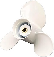 OEM Grade Aluminum Outboard 3 Blades Propeller for Yamaha 4-Strokes Outboard Engines 9.9-15HP (9 1/4