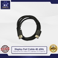 Display Port Cable 4K 60Hz, DisplayPort for Video PC/ Laptop/ TV/ Projector