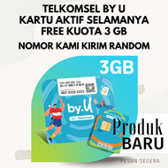 Telkomsel BY U Free 3 GB - Kartu Perdana Telkomsel - Telkomsel BY U 3 GB Termurah