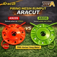 ARACUT Brush Cutter Metal Trimmer Head with 2 Trimmer Lines PIRING MESIN RUMPUT A9230 / A9235