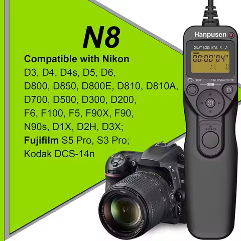Replace Nikon MC-36A Timer Remote Switch Multi-Function Remote Cord for Nikon 10-Pin Connection Z9 D