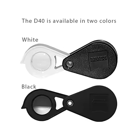 Zeiss D40 10x Pocket Loupe Premium Achromatic Lens Anti-Reflective Coating Jewelers Folding Magnifie