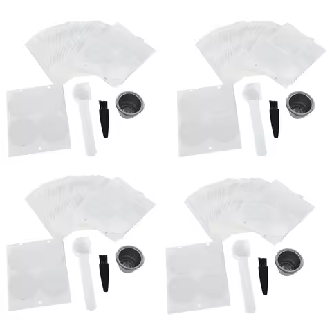 B15C 4 Pods 100 Seals Refillable Nespresso Coffee Capsule Reusable For Nespresso Machine Espresso Co